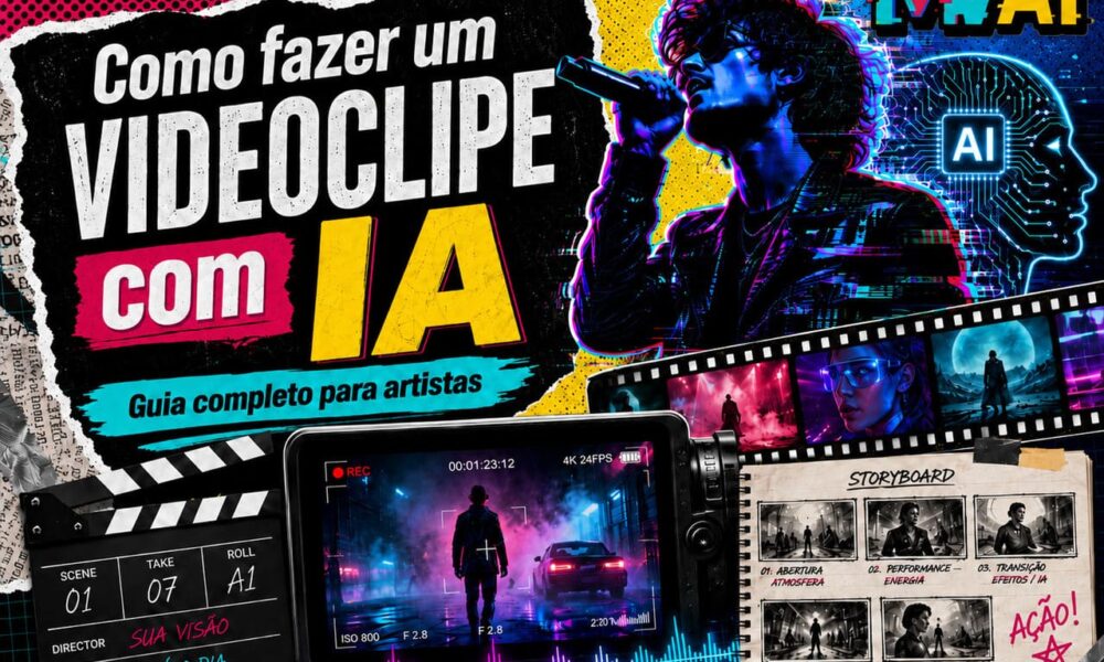 como fazer videoclipe com IA